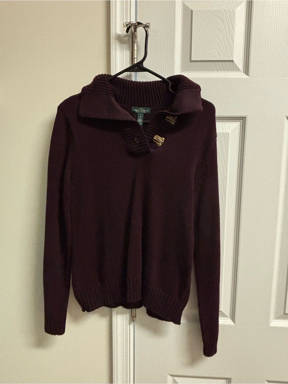 Polo by Ralph Lauren Shawl Collar Toggle Pullover - Dark Plum